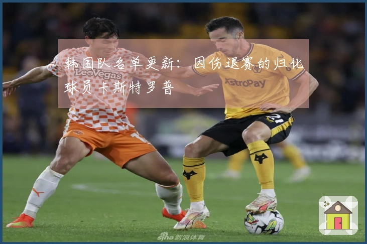 韩国队名单更新：因伤退赛的归化球员卡斯特罗普